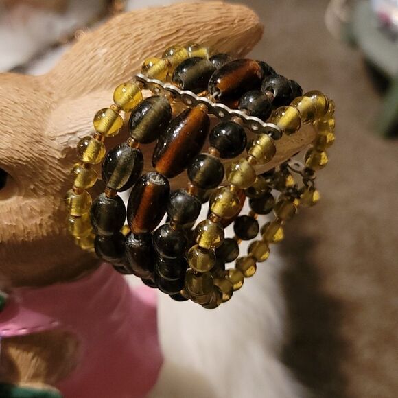 Beaded Cuff Bracelet   - Picture 1 of 4